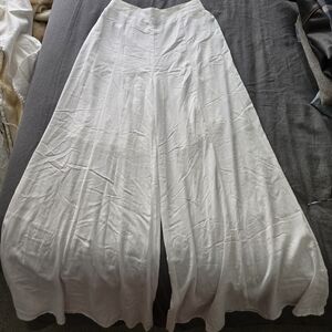 Hommage White Flowy Pants